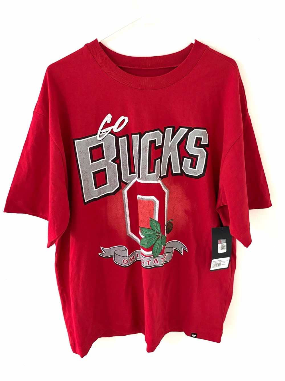 NWT ‘47 Brand Ohio State Buckeyes “Go Bucks” T-Shirt, Size: XL